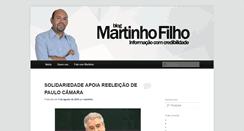 Desktop Screenshot of martinhofilho.com.br