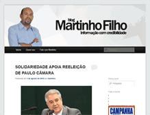 Tablet Screenshot of martinhofilho.com.br